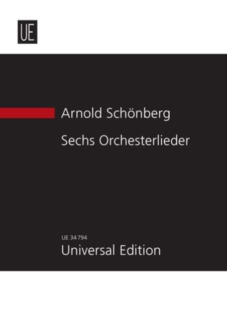 Sechs Orchesterlieder op. 8 荀貝格 總譜 環球版 | 小雅音樂 Hsiaoya Music