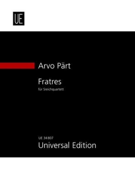 Fratres 佩爾特．阿爾沃 總譜 環球版 | 小雅音樂 Hsiaoya Music