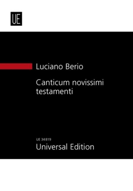 Canticum novissimi testamenti Ballata 總譜 環球版 | 小雅音樂 Hsiaoya Music