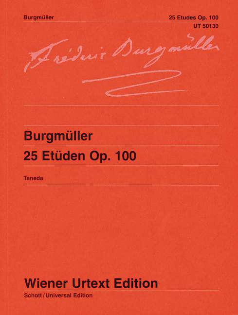 25 Etudes op. 100 Edited from the first edition 布爾格繆勒 練習曲 鋼琴練習曲 維也納原典版 | 小雅音樂 Hsiaoya Music