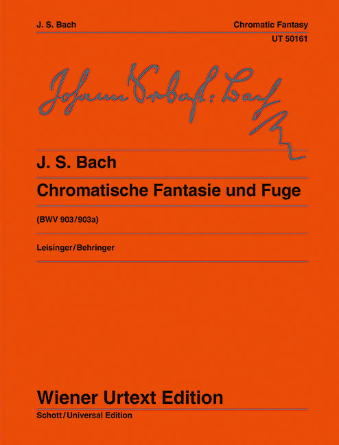 Chromatic Fantasy and Fugue BWV 903 Edited from the sources 巴赫約翰‧瑟巴斯提安 半音階幻想曲復格曲 鋼琴獨奏 維也納原典版 | 小雅音樂 Hsiaoya Music