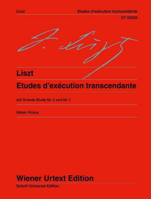 Etudes d'exécution transcendante Edited from the sources and provided with notes on interpretation 李斯特 練習曲 音符詮釋 鋼琴獨奏 維也納原典版 | 小雅音樂 Hsiaoya Music