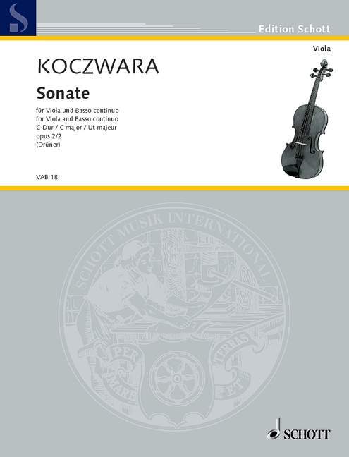 Sonata C Major op. 2/2 奏鳴曲大調 中提琴加鋼琴 朔特版 | 小雅音樂 Hsiaoya Music