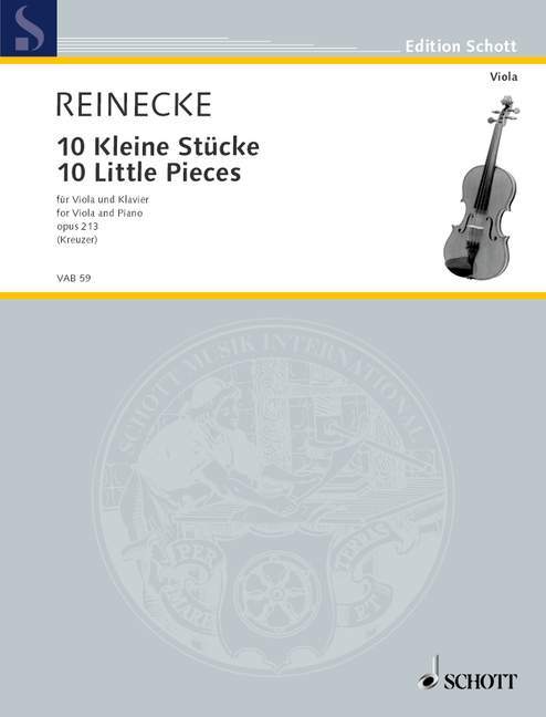 Ten Little Pieces op. 213 萊內克 小品 中提琴加鋼琴 朔特版 | 小雅音樂 Hsiaoya Music