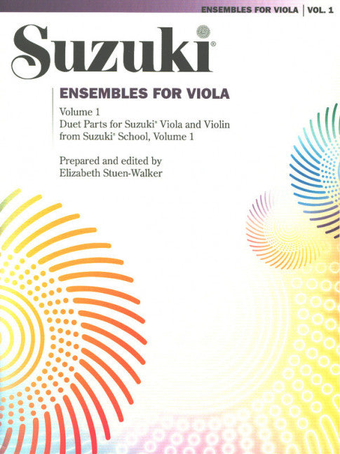 Suzuki Ensembles For Viola 1 Vol. 1 Duet Parts for Viola and Violin from Suzuki School Vol. 1 弦樂二重奏 中提琴二重奏中提琴小提琴 | 小雅音樂 Hsiaoya Music