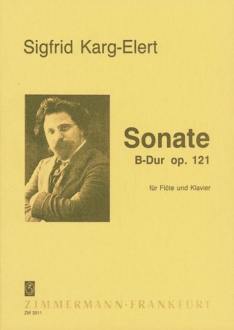 Sonata B major op. 121 卡爾格－艾勒特 奏鳴曲大調 長笛加鋼琴 齊默爾曼版 | 小雅音樂 Hsiaoya Music