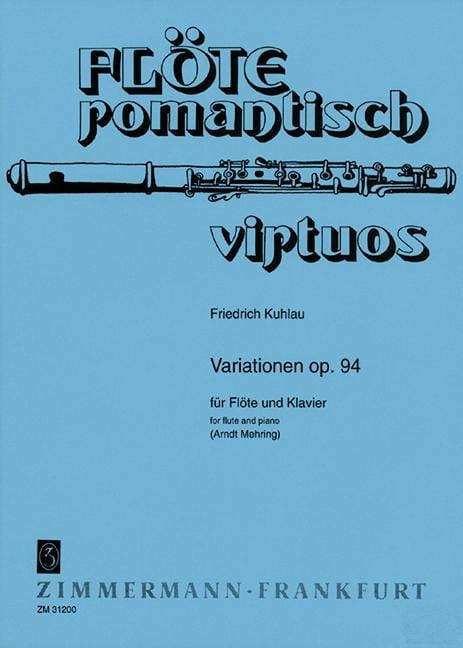 Variations op. 94 庫勞 變奏曲 長笛加鋼琴 齊默爾曼版 | 小雅音樂 Hsiaoya Music