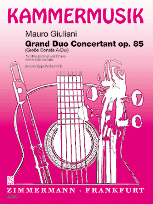 Grand Duo Concertant (Grand sonata A major) op. 85 (Grand sonata A major) 混和二重奏奏鳴曲奏鳴曲 齊默爾曼版 | 小雅音樂 Hsiaoya Music