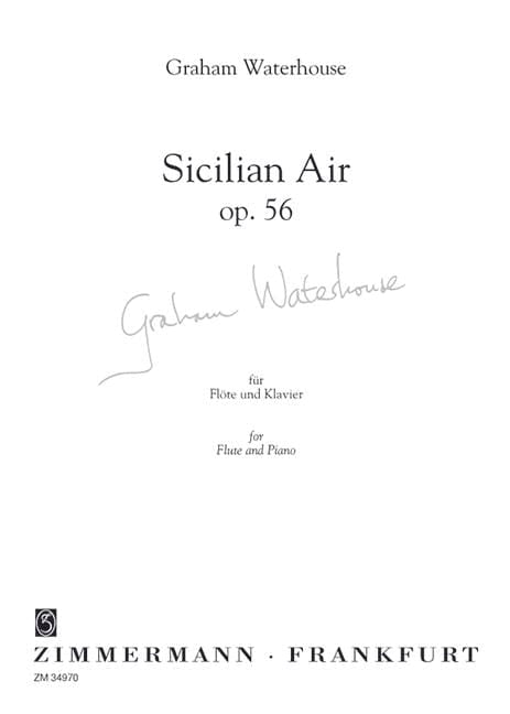 Sicilian Air op. 56 長笛加鋼琴 齊默爾曼版 | 小雅音樂 Hsiaoya Music