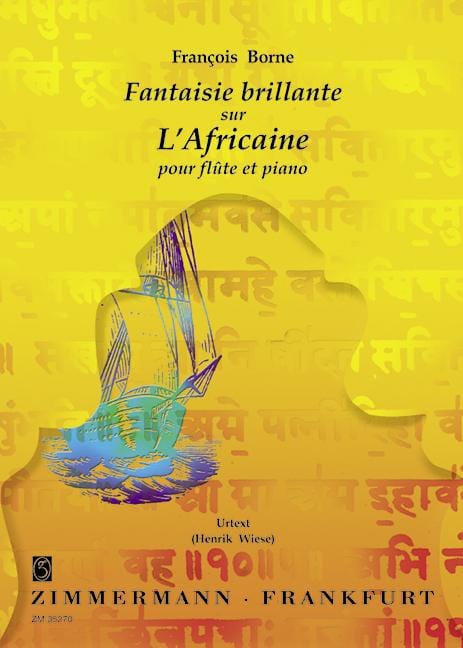 Fantaisie brilliante sur l'Africaine (Original edition) 玻爾內 華麗的 長笛加鋼琴 齊默爾曼版 | 小雅音樂 Hsiaoya Music