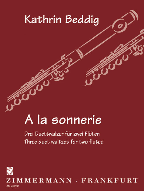 A la sonnerie Three duett waltzes 二重奏圓舞曲 雙長笛 齊默爾曼版 | 小雅音樂 Hsiaoya Music