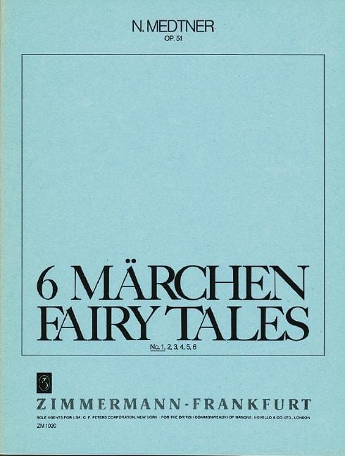 Fairy Tales op. 51/1 梅特納 童話故事 鋼琴獨奏 齊默爾曼版 | 小雅音樂 Hsiaoya Music