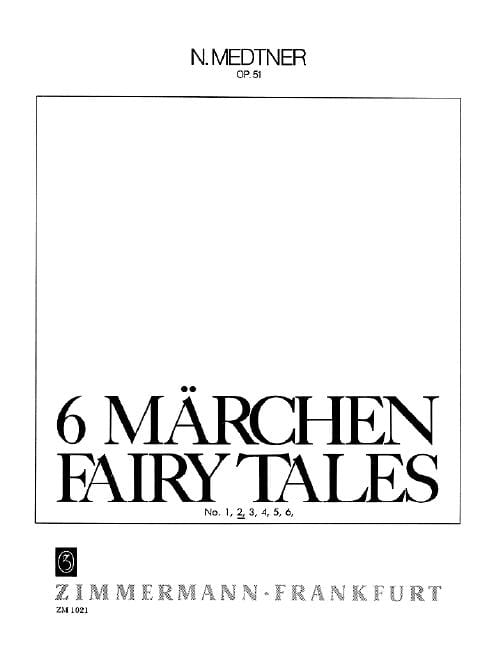 Fairy Tales op. 51/2 梅特納 童話故事 鋼琴獨奏 齊默爾曼版 | 小雅音樂 Hsiaoya Music