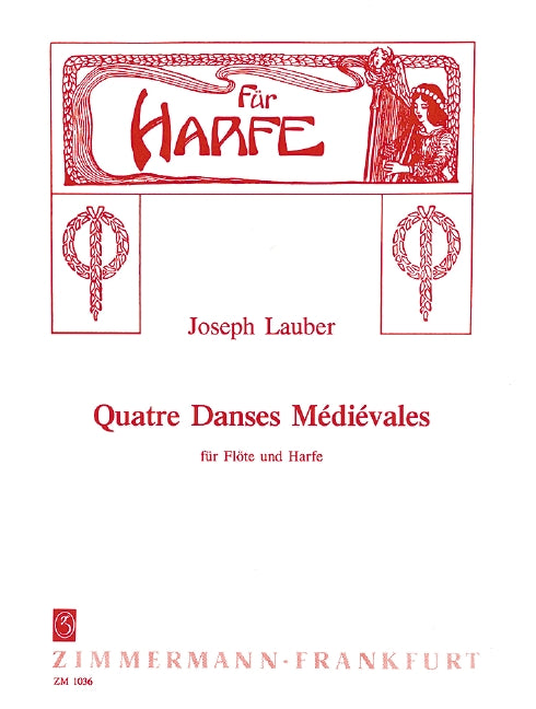 Four Medieval Dances op. 45 勞伯 混和二重奏 舞曲 齊默爾曼版 | 小雅音樂 Hsiaoya Music