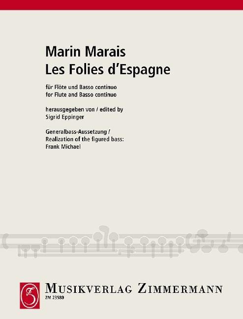 Les Folies dEspagne 馬雷．馬蘭 西班牙傻瓜 長笛加鋼琴 齊默爾曼版 | 小雅音樂 Hsiaoya Music