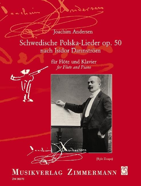 Schwedische Polska-Lieder op. 50 op. 50 nach Isidor Dannstroem 歌曲 長笛加鋼琴 齊默爾曼版 | 小雅音樂 Hsiaoya Music