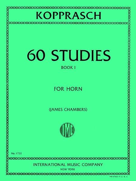 60 Studies: Volume I 練習曲 法國號獨奏 國際版 | 小雅音樂 Hsiaoya Music