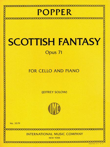 Scottish Fantasy, Opus 71 波珀爾 蘇格蘭幻想曲作品 大提琴 (含鋼琴伴奏) 國際版 | 小雅音樂 Hsiaoya Music