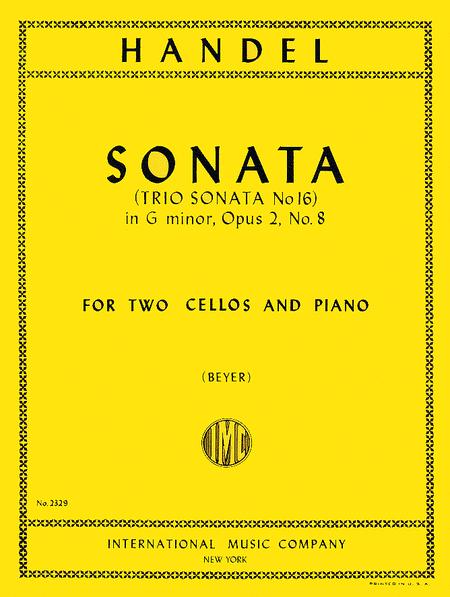 Sonata in G minor, Op. 2 No. 8 韓德爾 奏鳴曲 小調 大提琴 (含鋼琴伴奏) 國際版 | 小雅音樂 Hsiaoya Music