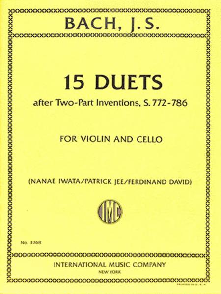 15 Duets after Two-Part Inventions, S. 772-786 巴赫約翰‧瑟巴斯提安 二重奏 創意曲 | 小雅音樂 Hsiaoya Music