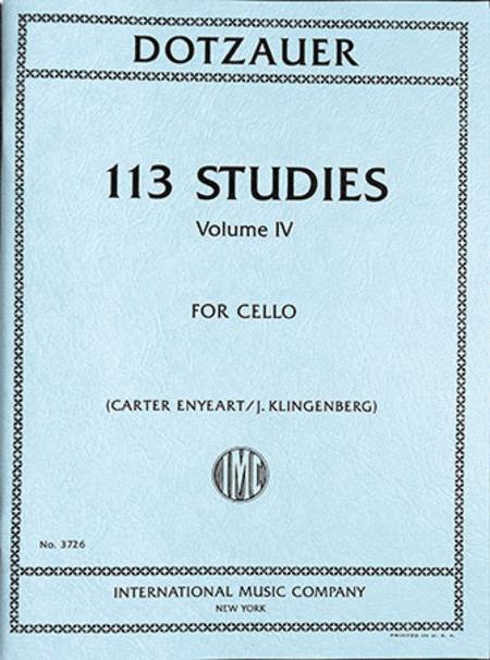 113 Studies, Volume IV 多曹兒 練習曲 大提琴獨奏 國際版 | 小雅音樂 Hsiaoya Music