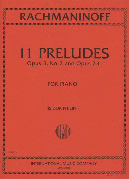 11 Preludes, Opus 23 & Opus 3, No. 2 前奏曲作品作品 鋼琴獨奏 國際版 | 小雅音樂 Hsiaoya Music