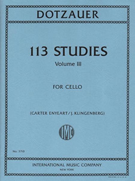 113 Studies, Volume III 多曹兒 練習曲 大提琴獨奏 國際版 | 小雅音樂 Hsiaoya Music
