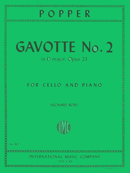 Gavotte No. 2, Op. 23 波珀爾 加沃特 大提琴 (含鋼琴伴奏) 國際版 | 小雅音樂 Hsiaoya Music
