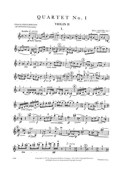 Quartet No. 1 in A minor, Opus 7 巴爾托克 四重奏 小調作品 | 小雅音樂 Hsiaoya Music