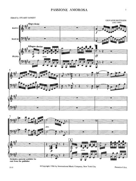 Passione Amorosa (solo tuning) 受難曲 低音大提琴 (含鋼琴伴奏) 國際版 | 小雅音樂 Hsiaoya Music