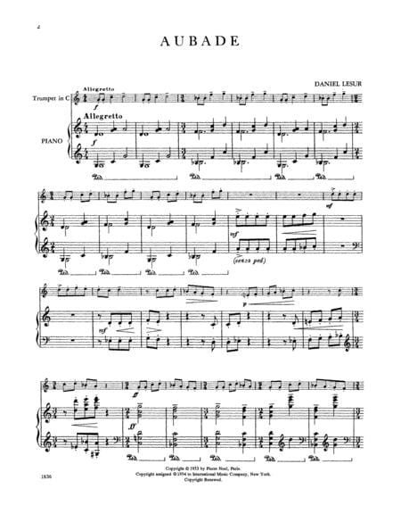 Album of Six Original Pieces (Trumpet in C) 小品小號 小號 (含鋼琴伴奏) 國際版 | 小雅音樂 Hsiaoya Music