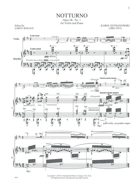 Notturno and Tarantella, Op. 28, Nos. 1 and 2 齊馬諾夫斯基 塔蘭泰拉 小提琴 (含鋼琴伴奏) 國際版 | 小雅音樂 Hsiaoya Music