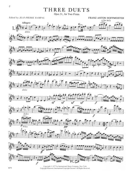 Eight Sonatas Volume II 勒克雷爾 奏鳴曲 長笛 (含鋼琴伴奏) 國際版 | 小雅音樂 Hsiaoya Music