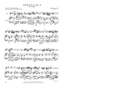 Sonata No. 4 in G Major 洛卡泰利 奏鳴曲 大調 長笛 (含鋼琴伴奏) 國際版 | 小雅音樂 Hsiaoya Music