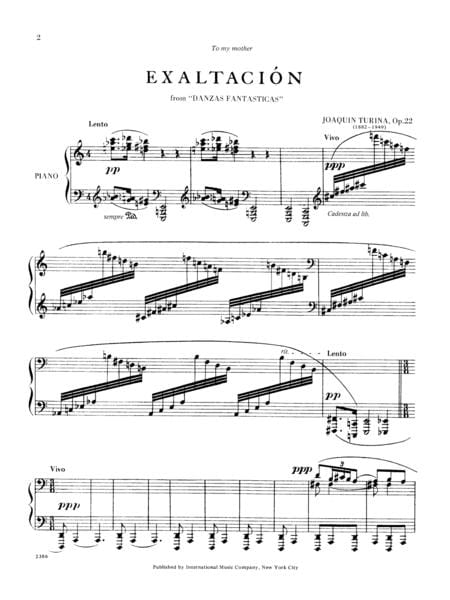 Exaltacion (from Danzas Fantasticas) 杜利納 鋼琴獨奏 國際版 | 小雅音樂 Hsiaoya Music