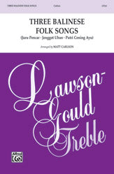 Three Balinese Folk Songs