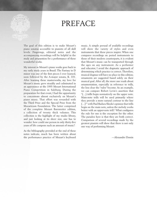 Piano Sonatas, Volume 1 - Schirmer Performance Editions