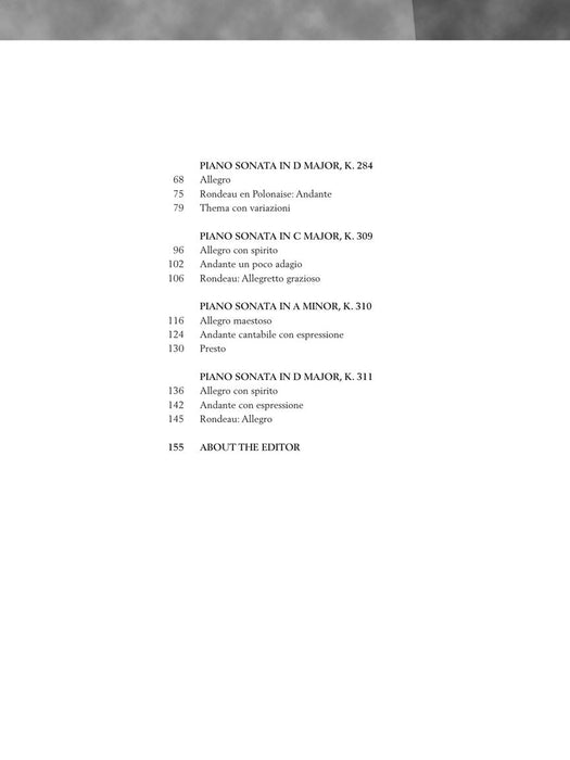 Piano Sonatas, Volume 1 - Schirmer Performance Editions