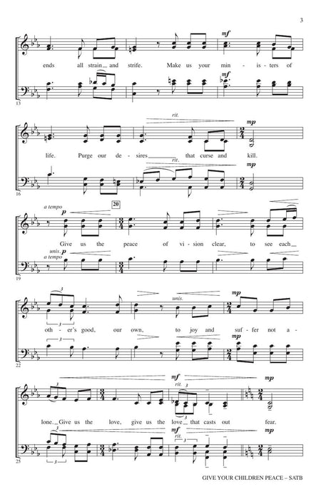 Give Your Children Peace