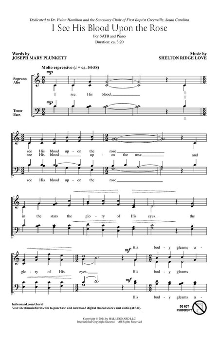 I See His Blood Upon the Rose Psallite Choral Series