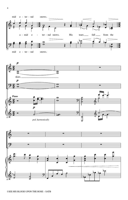I See His Blood Upon the Rose Psallite Choral Series
