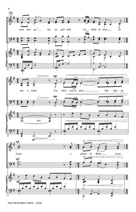 The Wexford Carol Psallite Choral Series