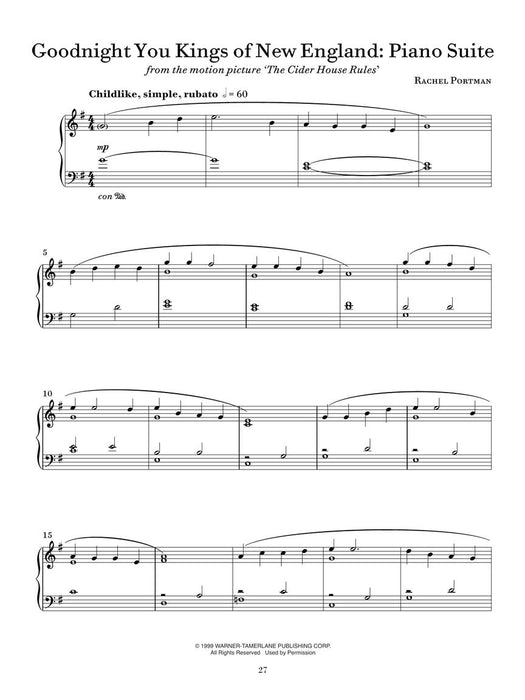 Rachel Portman - Beyond the Screen / Film Works on Piano