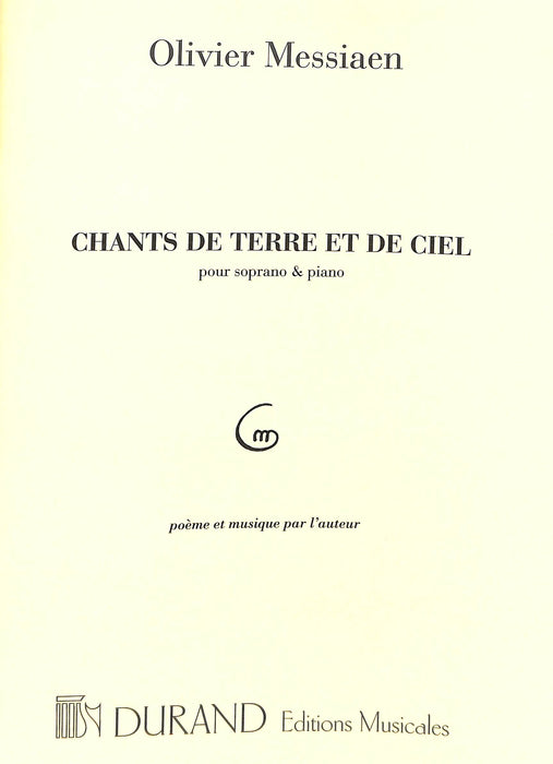 Chants de Terre et de Ciel Soprano and Piano 聖歌 鋼琴