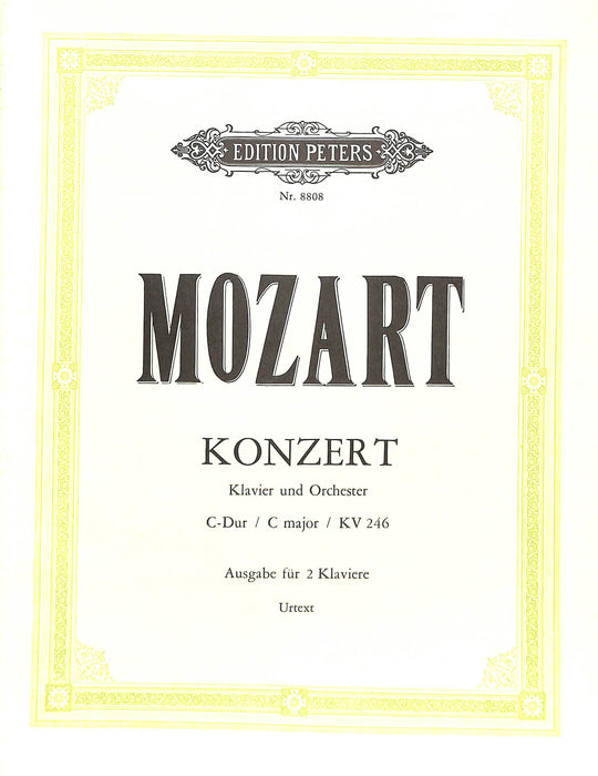 Concerto No. 8 in C K246 莫扎特 协奏曲 彼得版