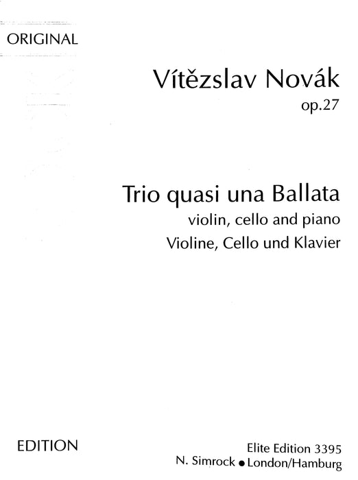 Trio quasi una Ballata op. 27 鋼琴三重奏