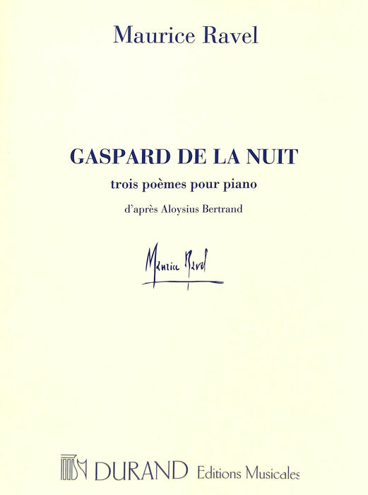 Gaspard De La Nuit Piano