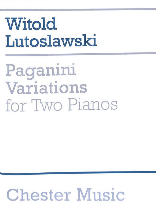 Paganini Variations for Two Pianos 變奏曲 鋼琴