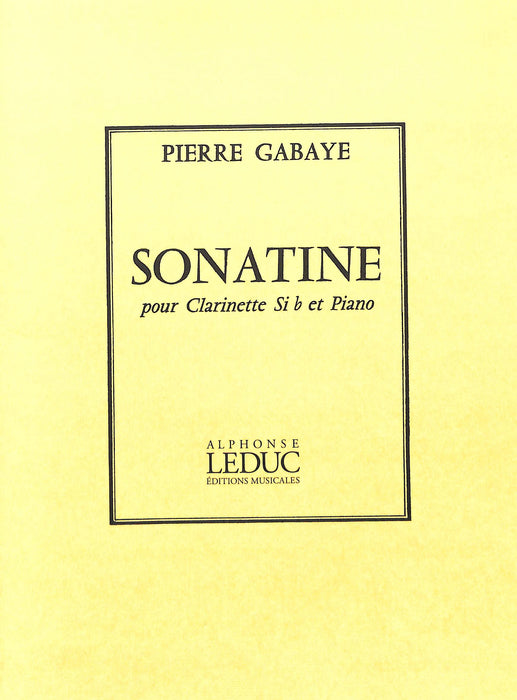 Sonatina (bb Clarinet And Piano)