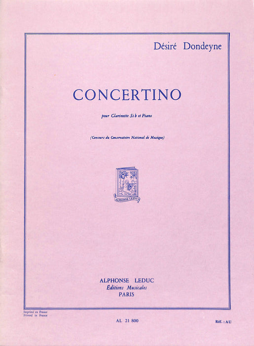 Concertino (clarinet & Piano) 小协奏曲竖笛 钢琴